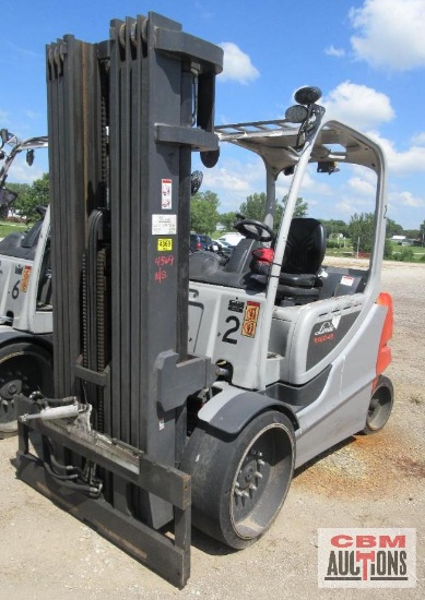 Linde RX60-45 Electric Forklift, 80 Volt, S# 0008 (Unknown Battery Removed Buyer Loads- Unit Does