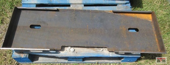 KC Skid Steer Weld On Closed Back Quick Attach Mounting Plate #63 *North
