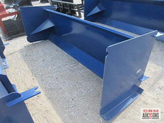 KC 96" Blue Skid Steer Snow Pusher #385 *2