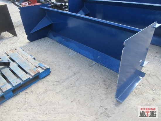 KC 96" Blue Skid Steer Snow Pusher #385 *2