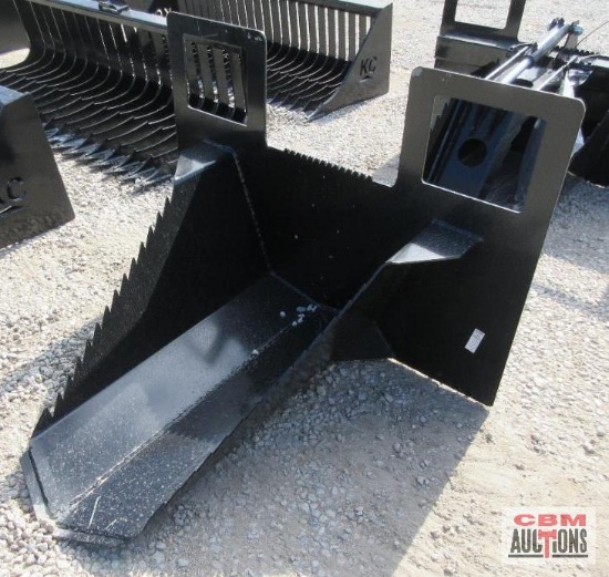 KC 40" Skid Steer Tree Spade Ditch Stump Bucket #241 *2
