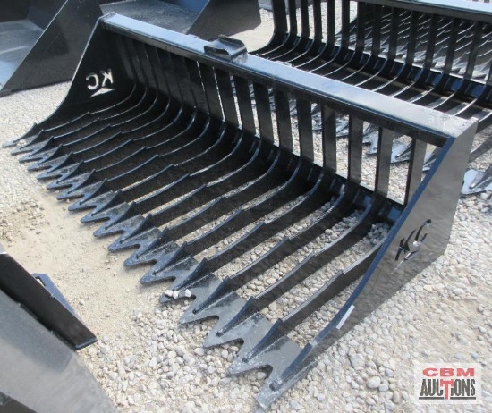 KC 76" Skid Steer Rock Bucket High Side Bucket #505 *2