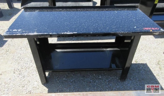 KC 28" x 60" Steel Workbench With Lower Shelf, Weighs #190 *3