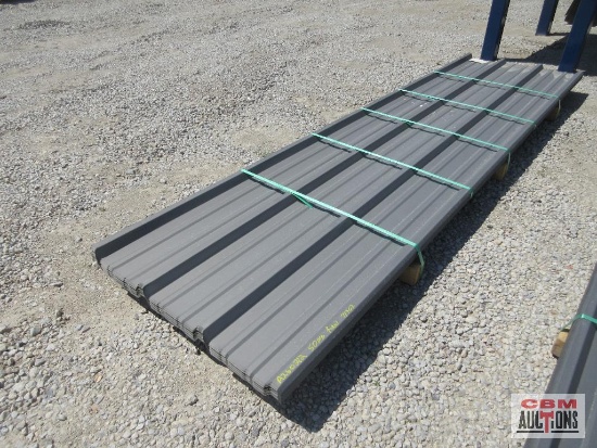 12' Gray 26 Ga Barn Metal R Panel 36" Coverage 50+/- Pcs *2