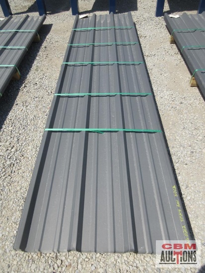 12' Gray 26 Ga Barn Metal R Panel 36" Coverage 50+/- Pcs *2