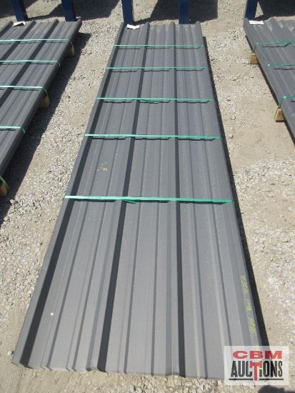 12' Gray 26 Ga Barn Metal R Panel 36" Coverage 50+/- Pcs *2