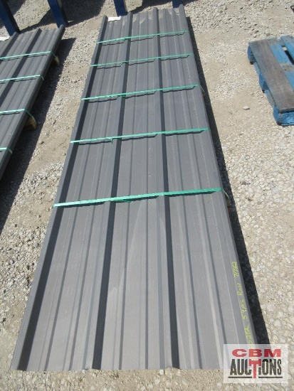 12' Gray 26 Ga Barn Metal R Panel 36" Coverage 50+/- Pcs *2