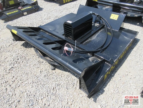 Mower King SSRC72 72" Skid Steer Brush Cutter Mower, Hoses & Couplers S#104E SHIPPED WITH NO OIL IN