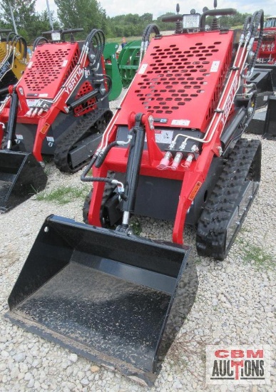 AGT YSRT14 Compact Mini Track Skid Steer, 15HP Gas Engine, Hydrostatic, 32" Smooth Bucket With Quick