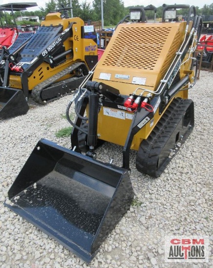 AGT MX-CRT23 Mini Skid Steer Loader, 739cc Gas, High Track, Aux Hydraulics, Quick Attach 31" Bucket,