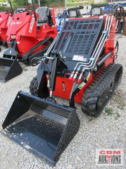 AGT LRT23 Compact Mini Track Skid Steer Loader, 739cc Gas, Electric Start, Joystick Controls, Aux