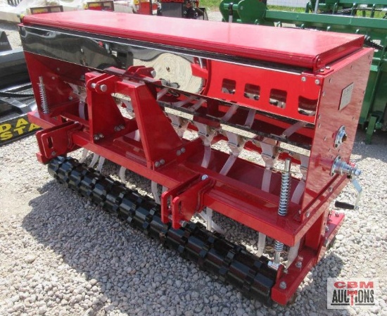 AGT STSD10 70" Seeder, Front & Rear Soil Conditioners, Bulk Seed Fill Top Load Seed Bin, Skid Steer