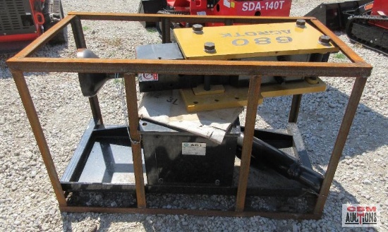 AGT PD680-PZ Skid Steer Post Driver, 680 Ft/lb Energy Class, 500-900 BPM Blow, Operating Weight