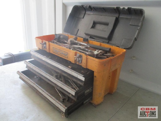 Craftsman Tool Box With Assorted Sockets And Wrenches *B8