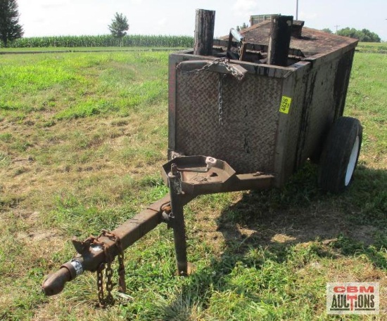 Homemade Tar Sprayer On Trailer (Unknown-No Title) *6