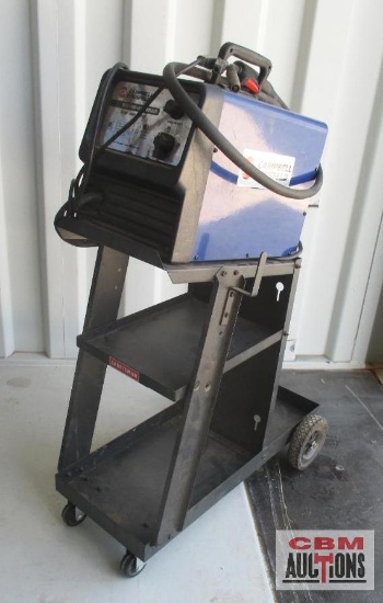 Campbell Hausfeld 115V Flux Core Wire Welder & Rolling Cart (Seller Said Runs) *B17