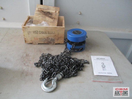 HSZ-1000 1/2-Ton Chain Block Lifting Hoist *B7