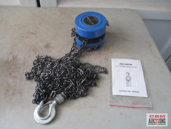 HSZ-1000 1/2-Ton Chain Block Lifting Hoist *B7