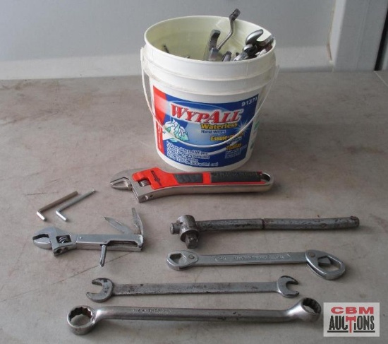 Bucket Of Assorted Wrenches *B10
