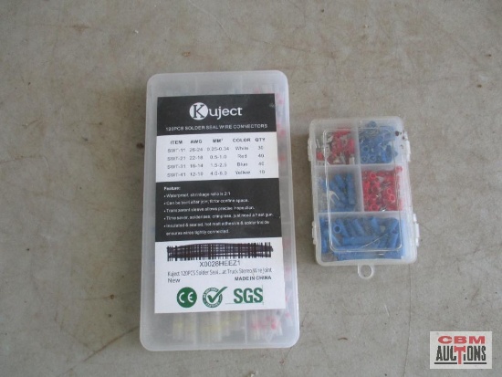 Kuject Solder Seal Wire Connections And Assorted Terminal Assortment