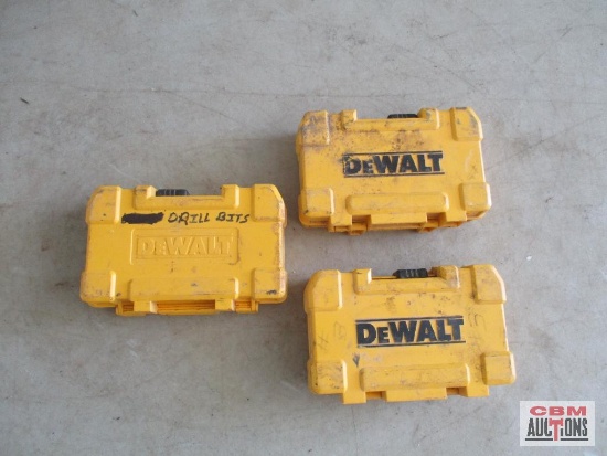 AssortedDewalt Drill Bit Set And Impact Bit Sets *B10