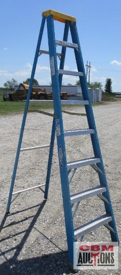 Werner 8' Fiberglass Step Ladder *7