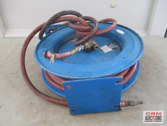 Earthquake XT 3/8"x 50' Industrial Grade Air Hose Reel And Hose *A6