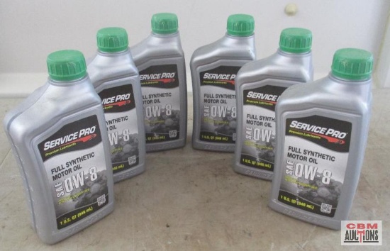 Case Of Service Pro SAE 0w-8 Full Synthetic Motor Oil *A6