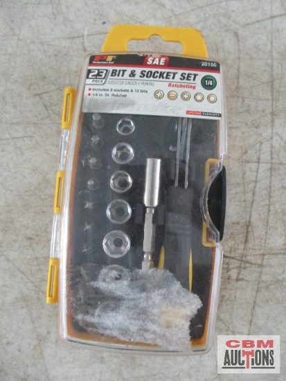 PT 1/4" SAE Bit And Socket Set *D10