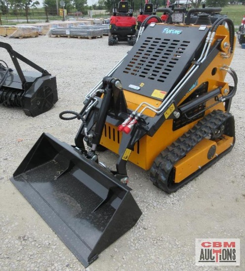 Future SL360T Mini Skid Steer Track Loader 420cc Gas Engine, 40 Bucket With Quick Coupler, Aux