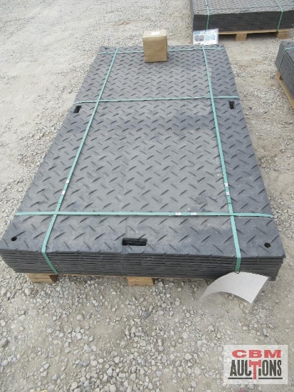 Future FT-LJB12 (12) Ground Protection Mats 47" x 94.5" Diamond Plated Smooth Plate Tread Design,