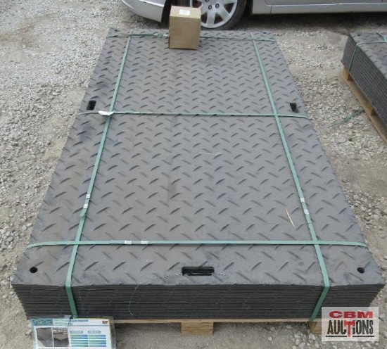 Future FT-LJB12 (12) Ground Protection Mats 47" x 94.5" Diamond Plated Smooth Plate Tread Design,