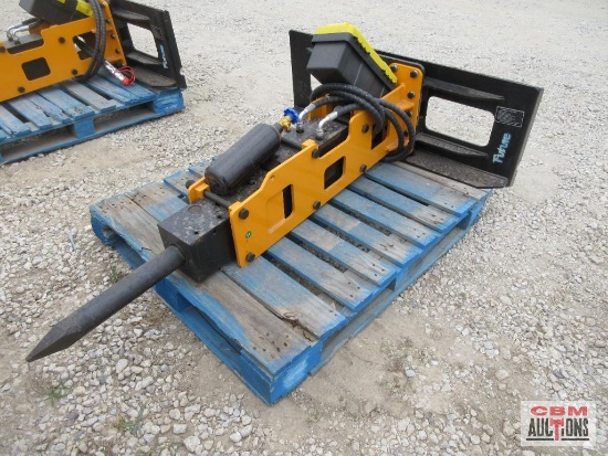 Future FT-P680 Hydraulic Concrete Breaker 680 680 Ft-Lb Class, Equipped W/Heavy-Duty Skid Steer