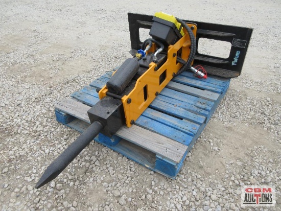 Future FT-P680 Hydraulic Concrete Breaker 680 680 Ft-Lb Class, Equipped W/Heavy-Duty Skid Steer