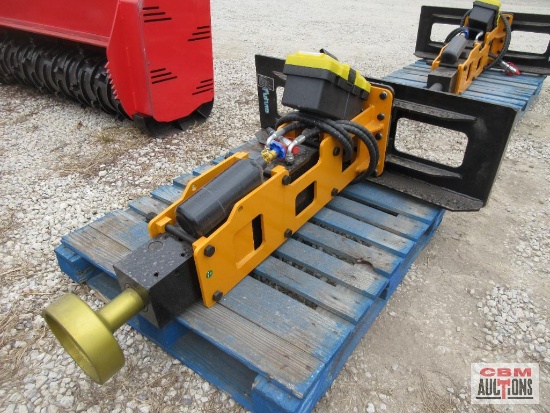 Future FT-D680 Hydraulic Post Driver 680 680 Ft-Lb Class, Equipped W/Heavy-Duty Skid Steer Mounting