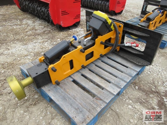 Future FT-D680 Hydraulic Post Driver 680 680 Ft-Lb Class, Equipped W/Heavy-Duty Skid Steer Mounting