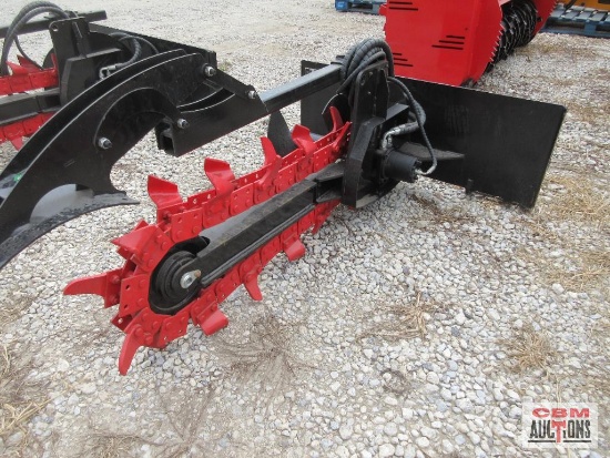 Future FT-Y TC38 6"x38" Hydraulic Skid Steer Trencher, Hoses & Couplers S# 0530 *5