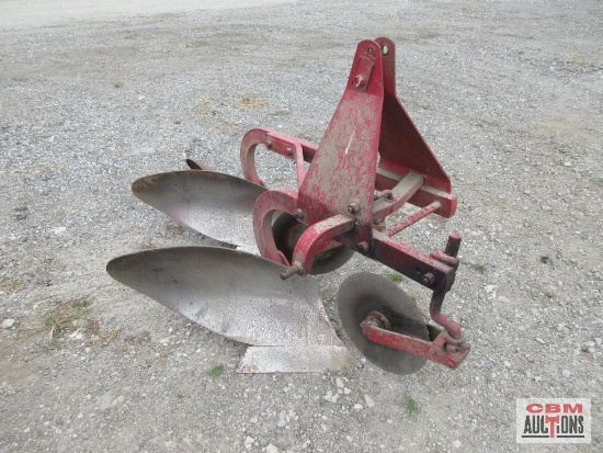 Dearborn 10-156 2 Bottom Plow, Rolling Coulters, Furrow Wheel S#3992 *6