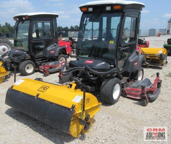 2014 Toro Groundsmaster 360 Quad Steer 4x4, Kubota36 Hp Diesel,2,118 Hrs, 100" Mower Deck, MB 60"