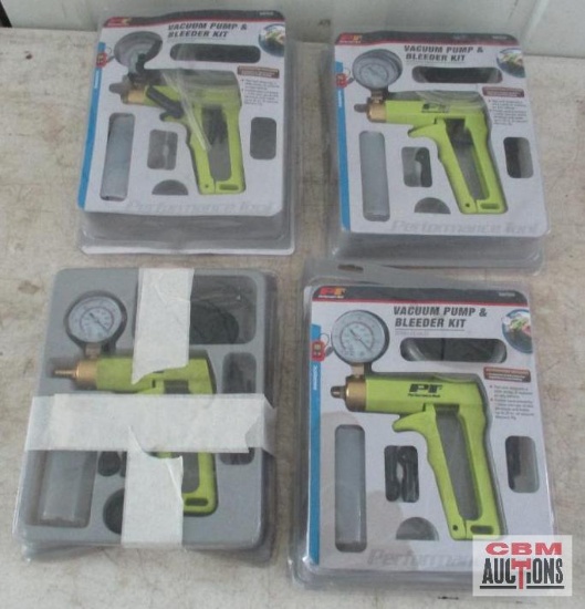 (4) PT Vacuum Pump And Bleeder Kits *D15