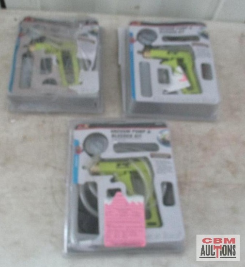 (3) PT Vacuum Pump And Bleeder Kits *D15