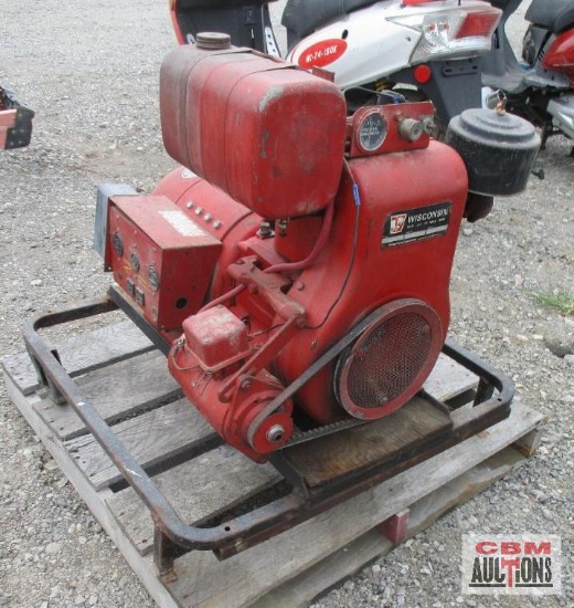 Vintage Wisconsin S-12D Generator On Cart (Unknown) *7