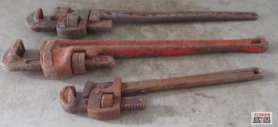 (3) Pipe Wrenches *A19