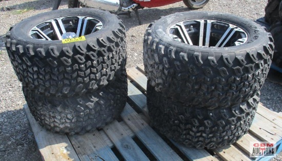 (4) Club Car Golf Cart Tires & Wheels *7