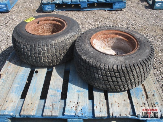 (2) Lawn Mower Tires & Wheels *6