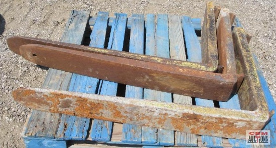 (3) 42" Heavy Duty Pallet Forks *7
