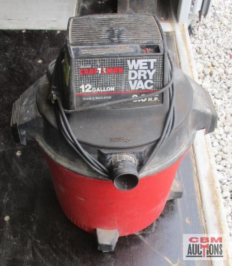 Craftsman 12 Gal Wet-Dry Shop Vacuum (Runs) *E20