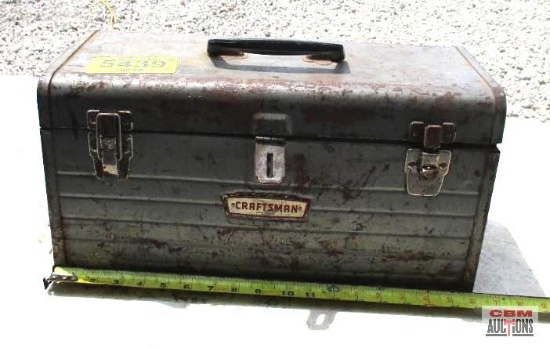 Craftsman Metal Tool Box & Contents *E2