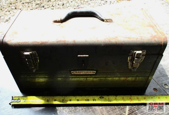 Craftsman Metal Tool Box & Contents *E4