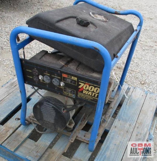 Blue 7000 Watt Generator With 14 Hp Vanguard (Unknown) *7